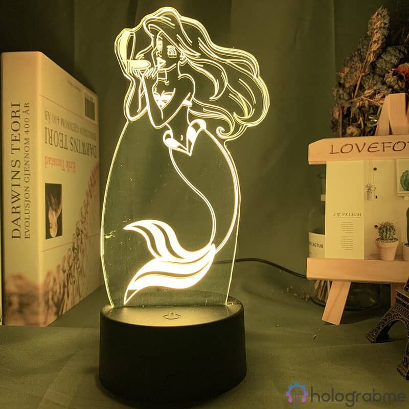 Lampe 3D Ariel La Petite Sirene 5