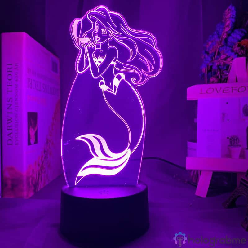 Lampe 3D Ariel La Petite Sirene 7