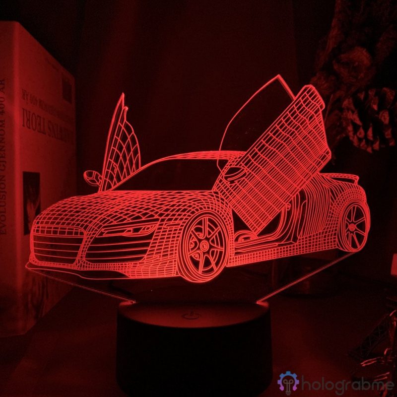 Lampe 3D Audi R8 1
