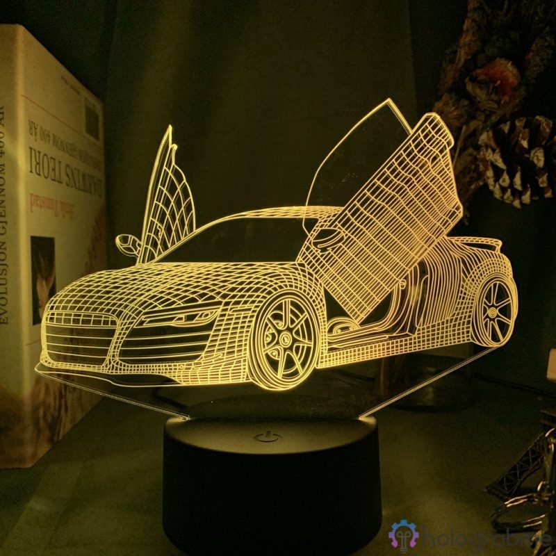 Lampe 3D Audi R8 4