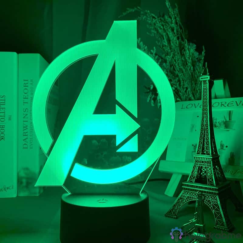 Lampe 3D Avengers Logo 1