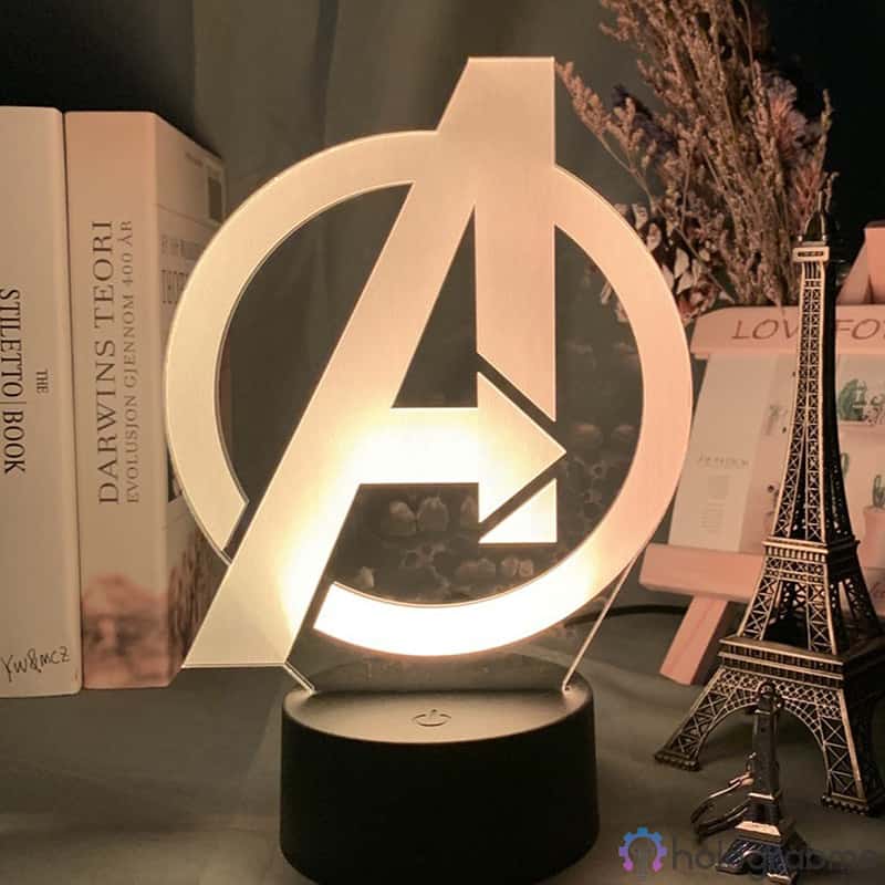 Lampe 3D Avengers Logo 5