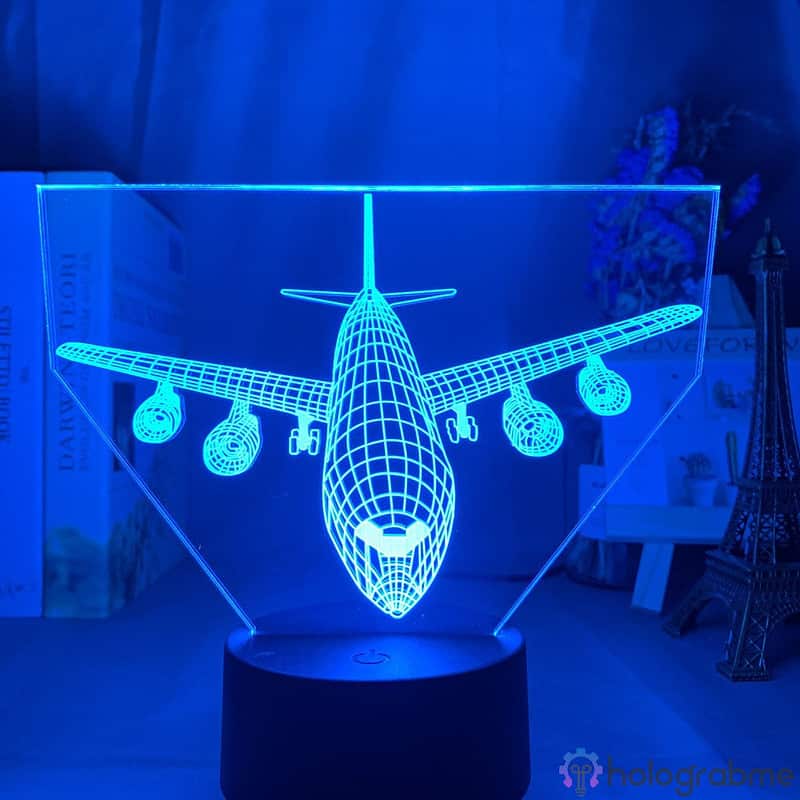 Lampe 3D Avion de Ligne 6