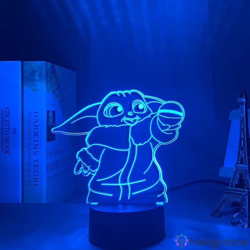 Lampe 3D Baby Yoda 1