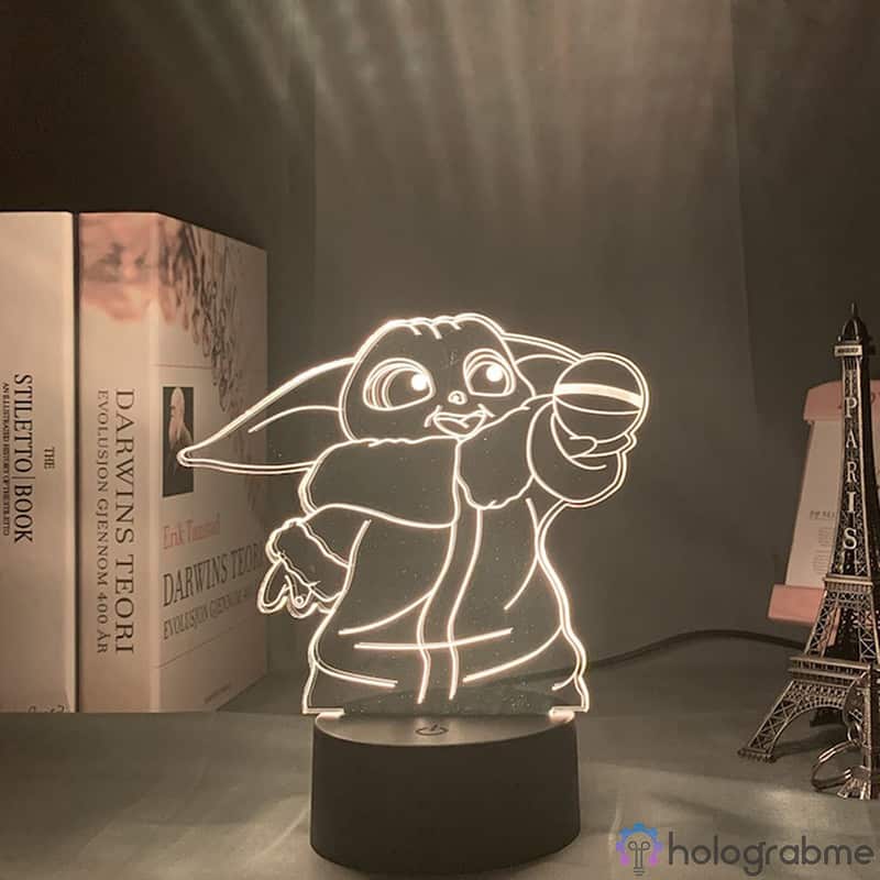Lampe 3D Baby Yoda 3