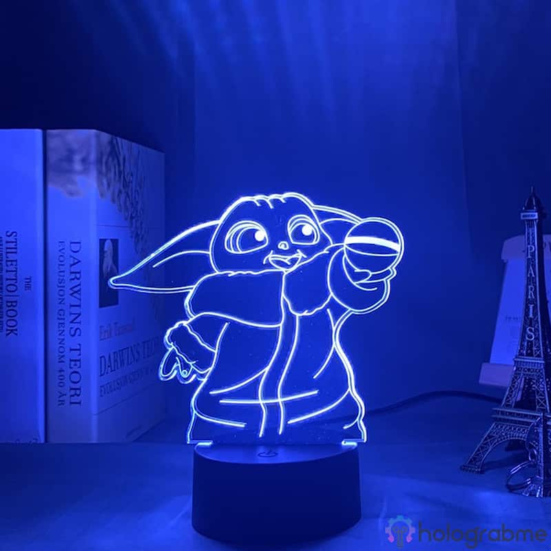 Lampe 3D Baby Yoda 6