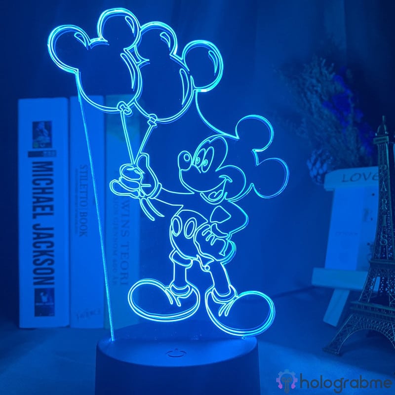 Lampe 3D Ballon Mickey 1