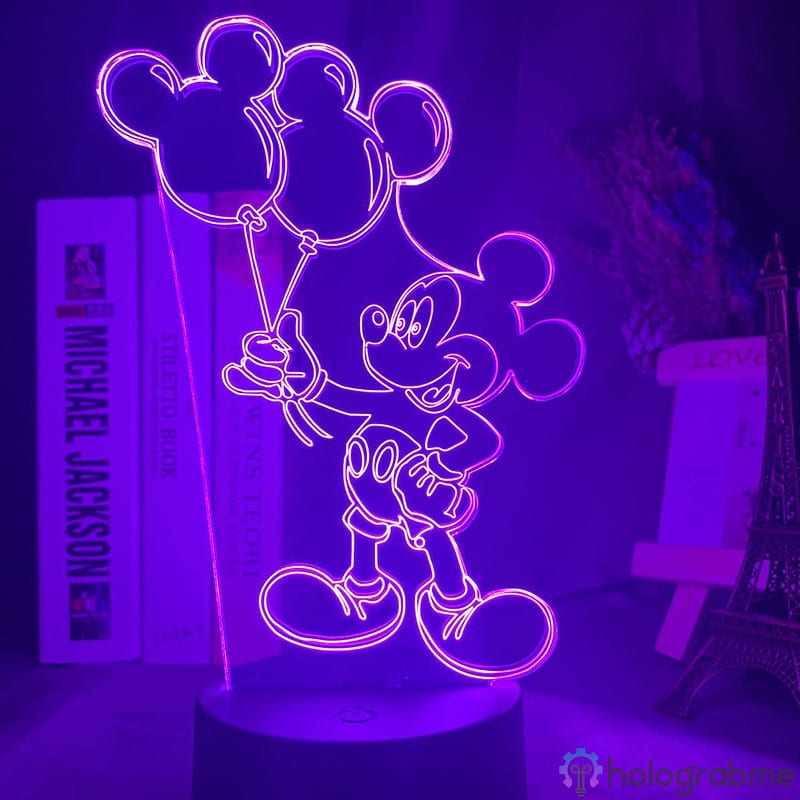 Lampe 3D Ballon Mickey 2