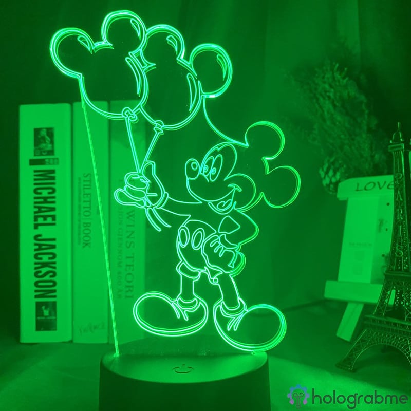 Lampe 3D Ballon Mickey 4