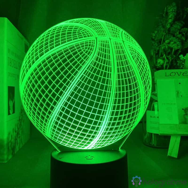 Lampe 3D Ballon de Basket 1