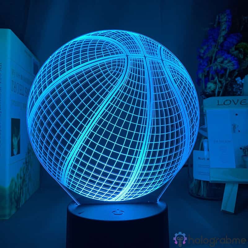 Lampe 3D Ballon de Basket 3