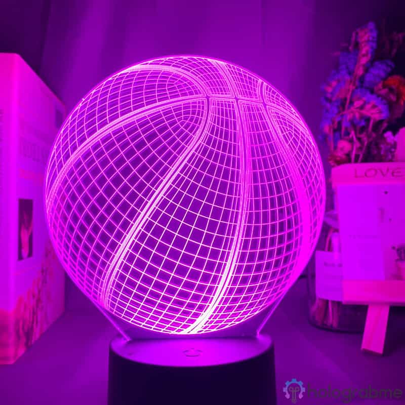 Lampe 3D Ballon de Basket 4
