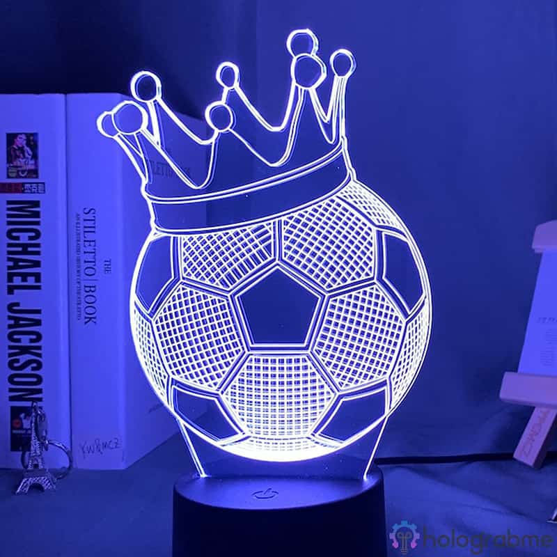 Lampe 3D Ballon de Foot Champion 2