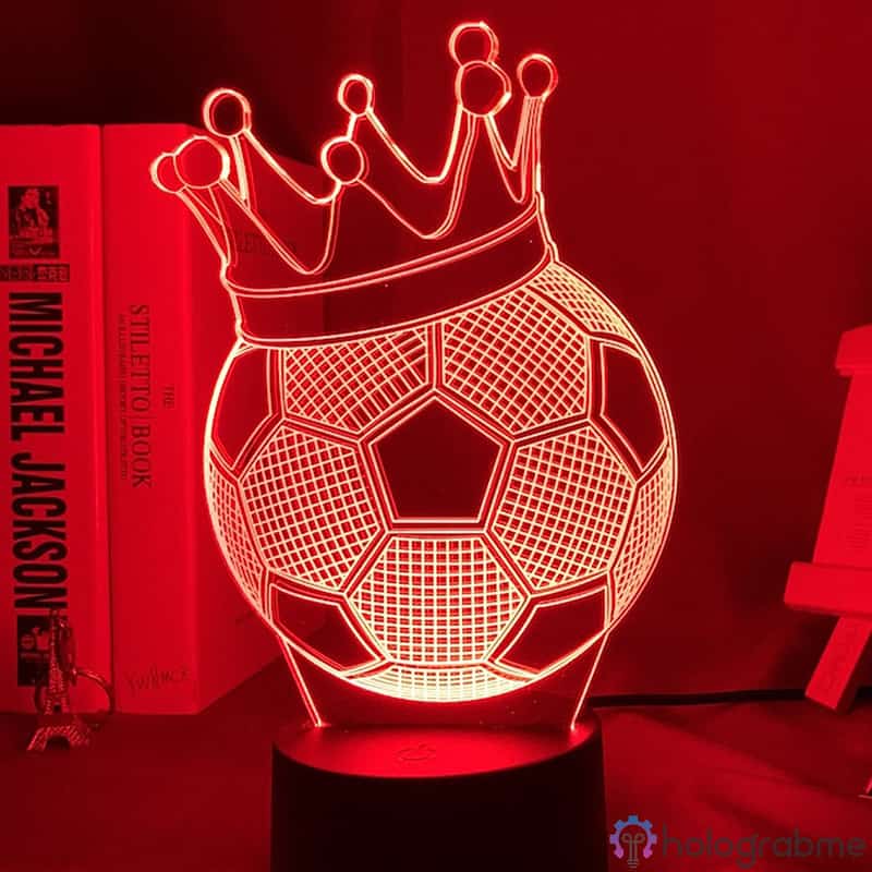 Lampe 3D Ballon de Foot Champion 3