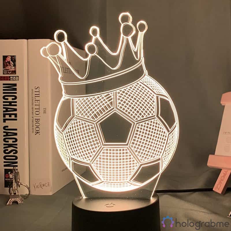 Lampe 3D Ballon de Foot Champion 6