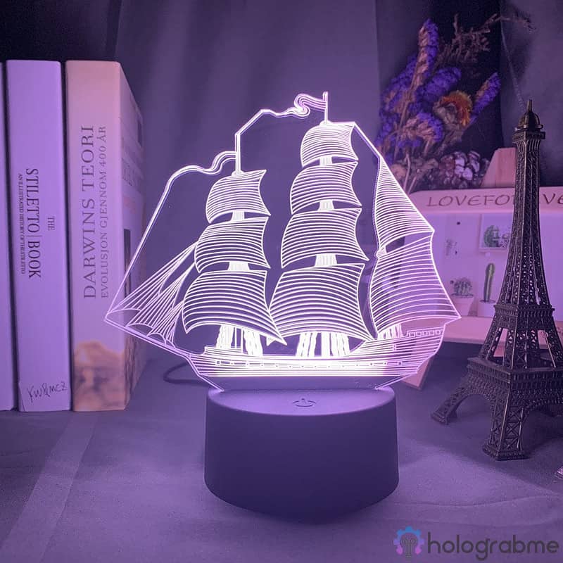 Lampe 3D Bateau Pirate 4