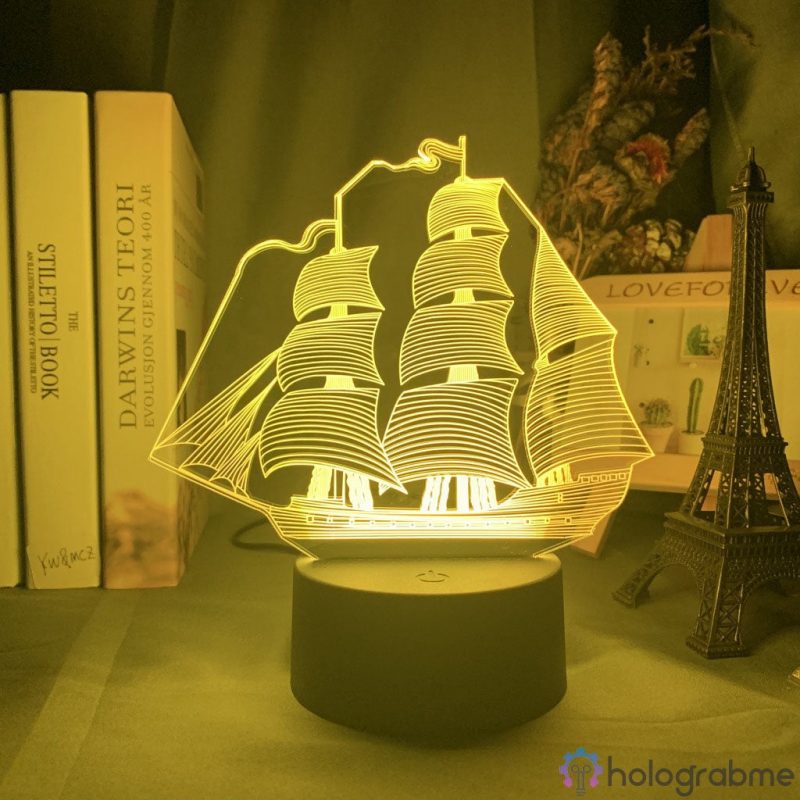 Lampe 3D Bateau Pirate 5
