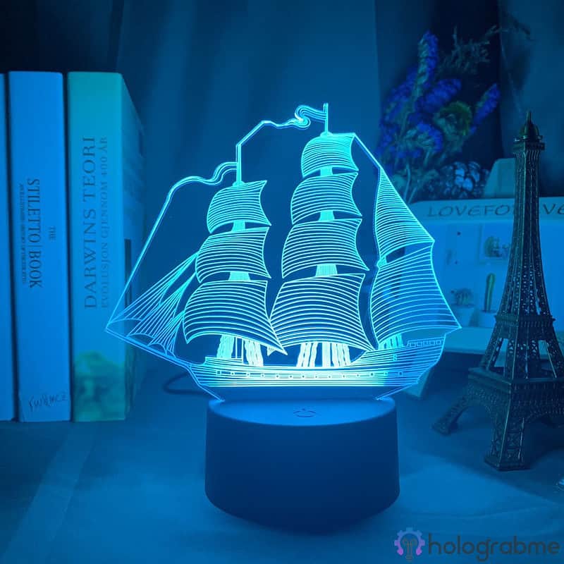 Lampe 3D Bateau Pirate 6