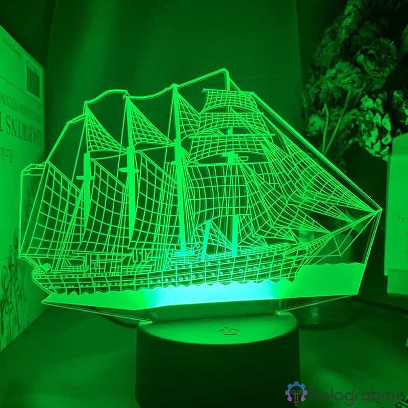 Lampe 3D Bateau a Voiles 1