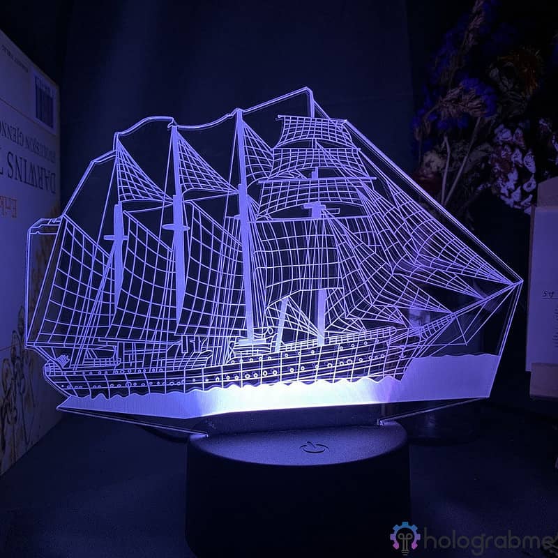 Lampe 3D Bateau a Voiles 3