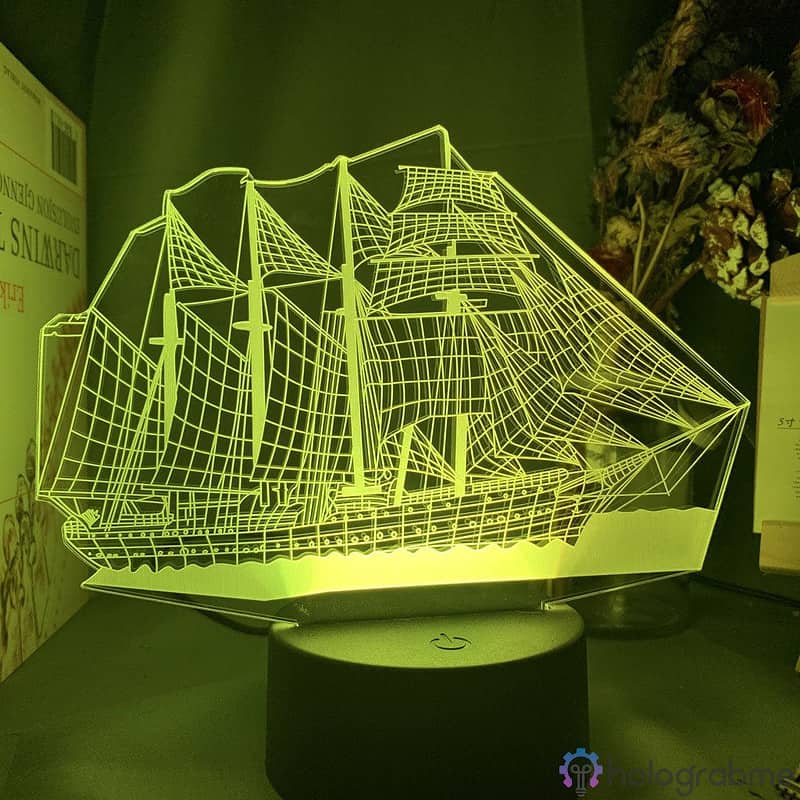 Lampe 3D Bateau a Voiles 4