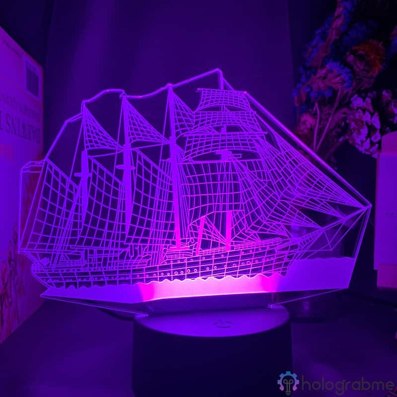 Lampe 3D Bateau a Voiles 6