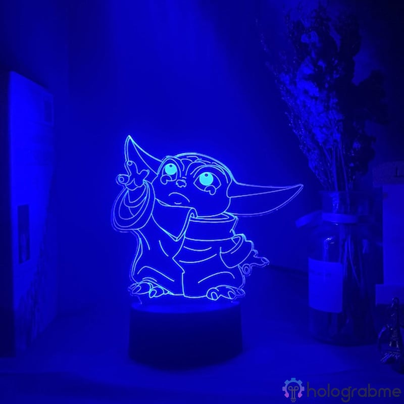 Lampe 3D Bebe Yoda 2