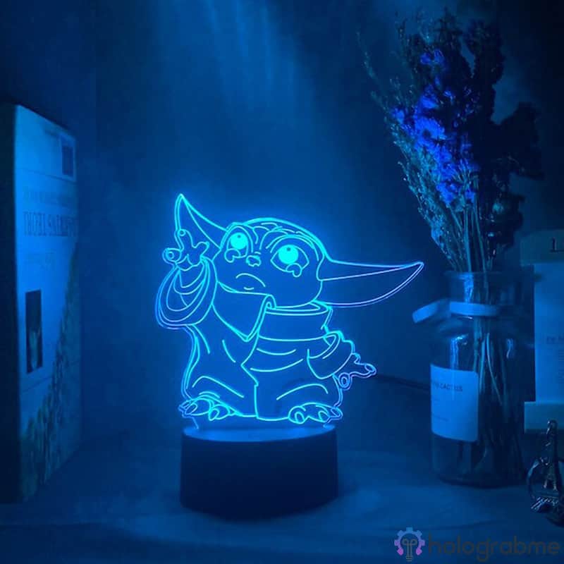 Lampe 3D Bebe Yoda 6