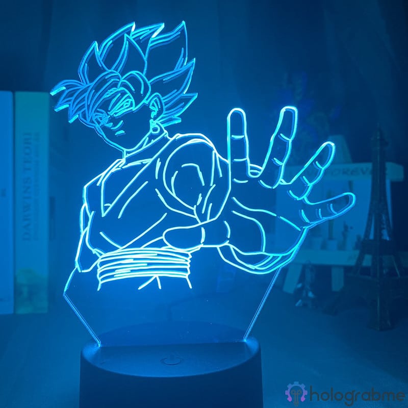 Lampe 3D Black Goku Rose 6