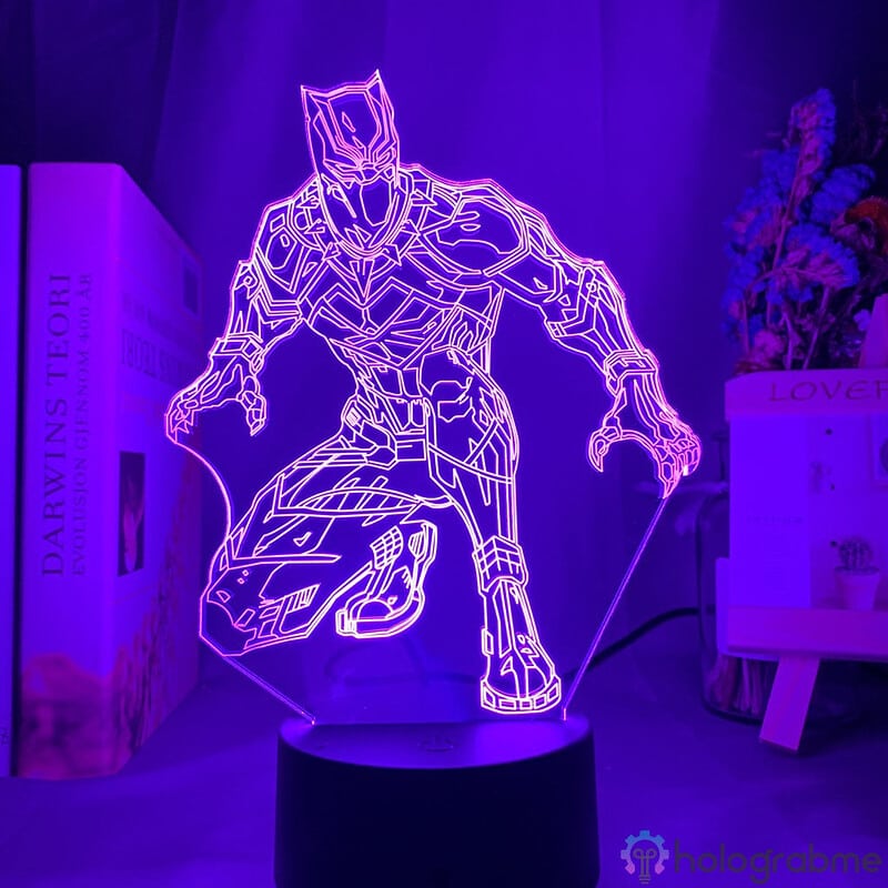 Lampe 3D Black Panther 7