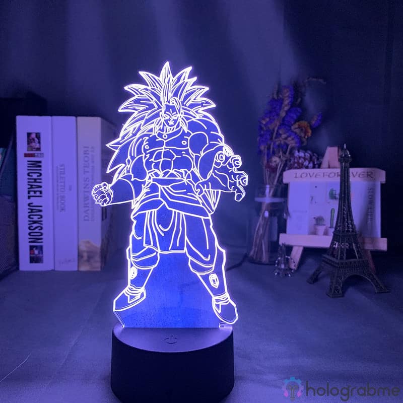 Lampe 3D Broly SSJ3 4
