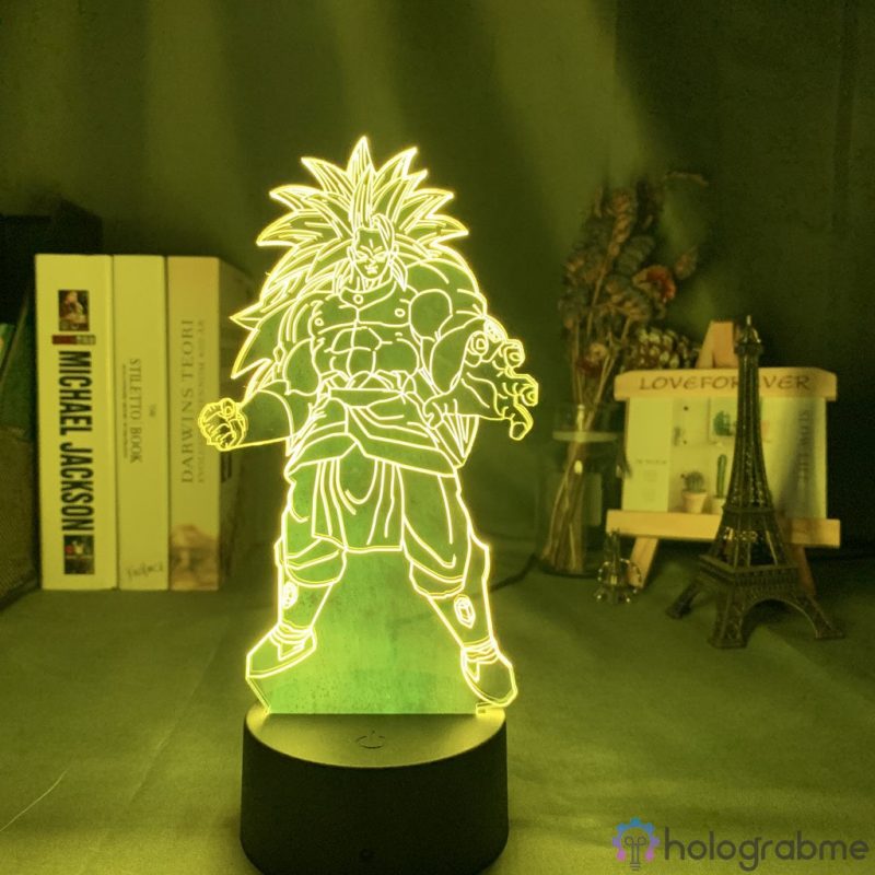 Lampe 3D Broly SSJ3 5