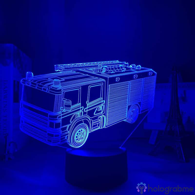 Lampe 3D Camion Pompier 3