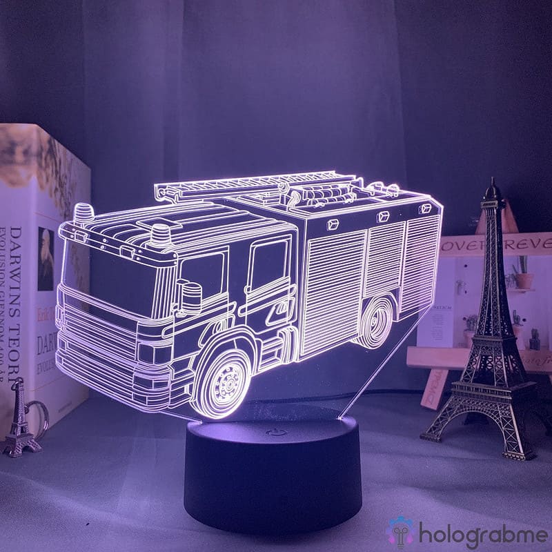 Lampe 3D Camion Pompier 4