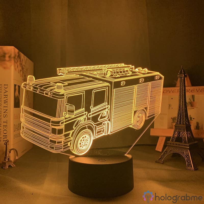 Lampe 3D Camion Pompier 5