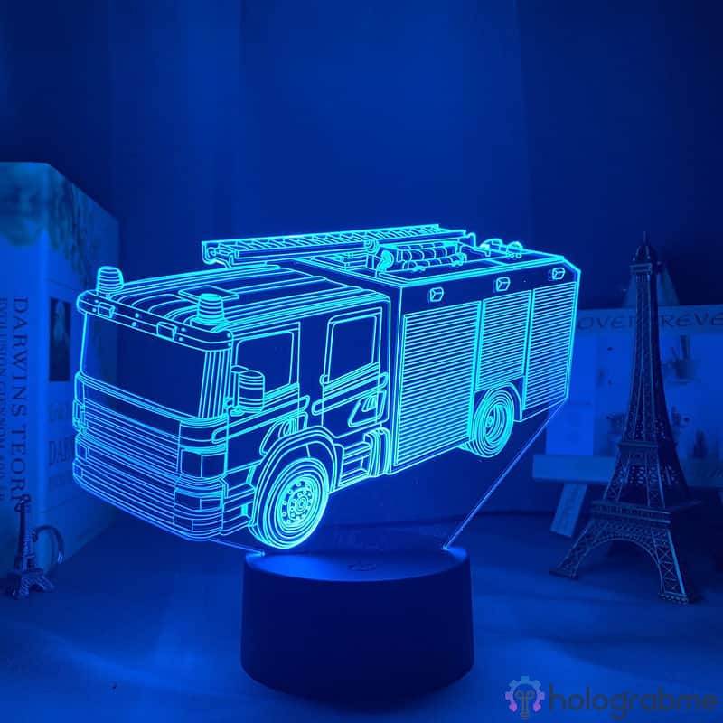 Lampe 3D Camion Pompier 6