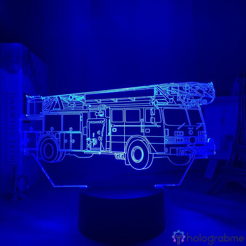 Lampe 3D Camion de Pompier 3