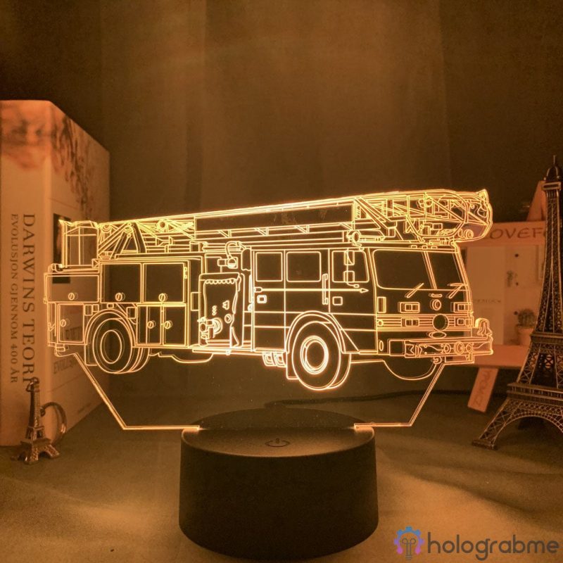 Lampe 3D Camion de Pompier 5