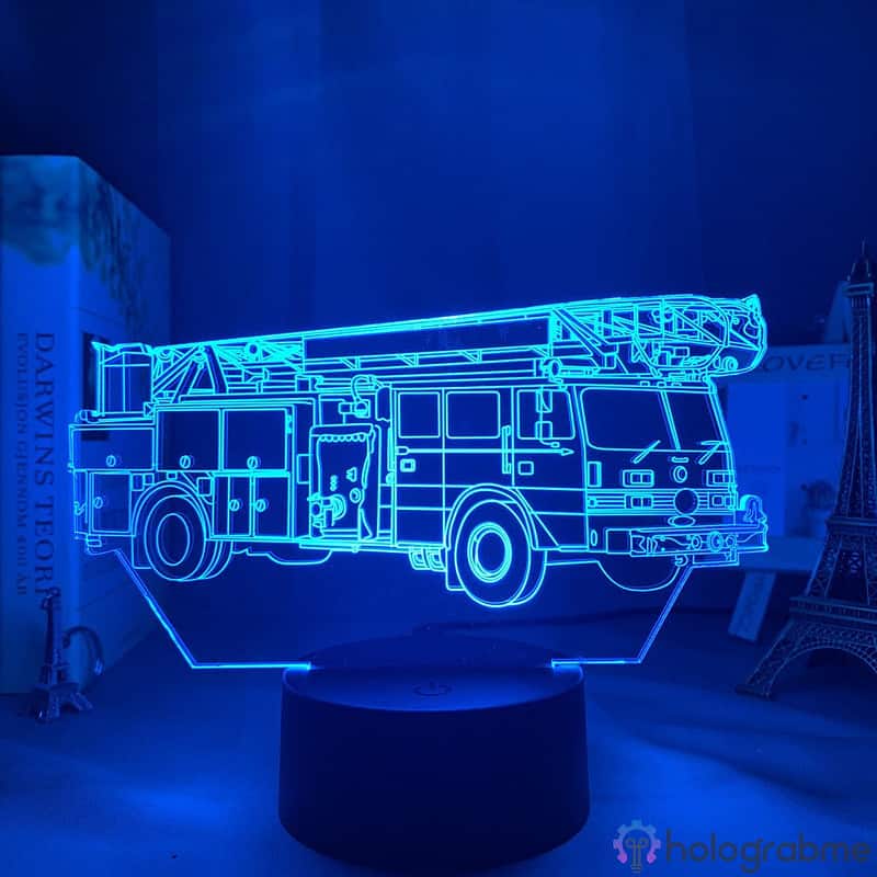 Lampe 3D Camion de Pompier 6