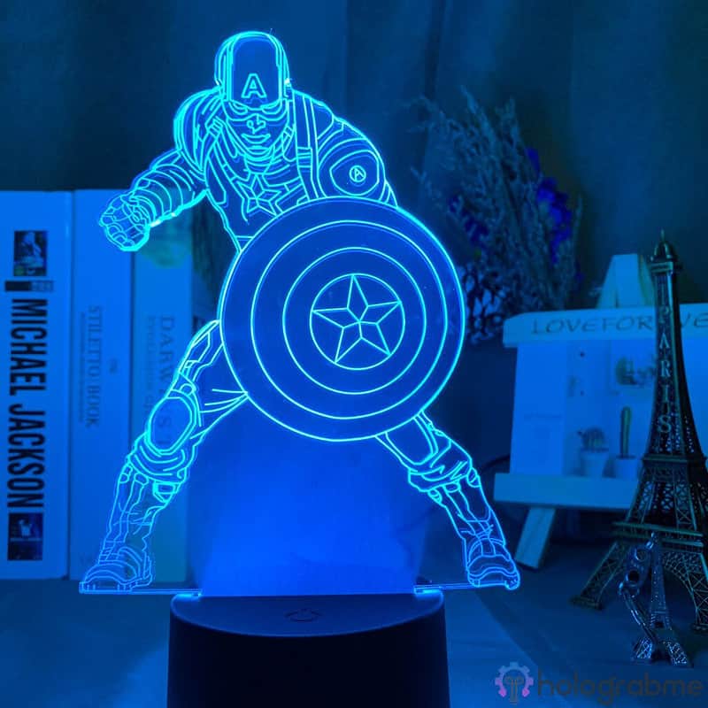 Lampe 3D Captain America 2