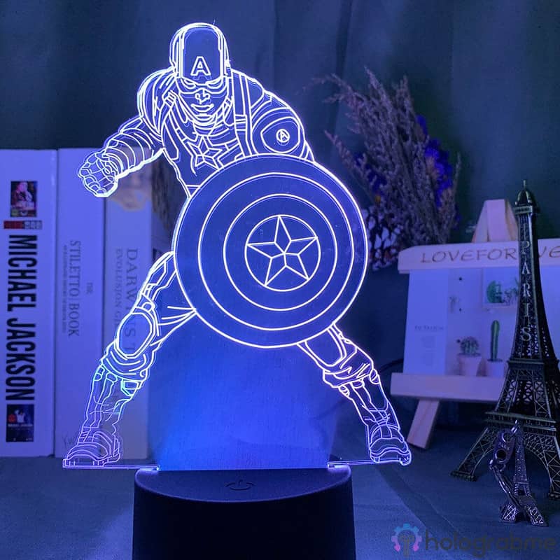 Lampe 3D Captain America 7