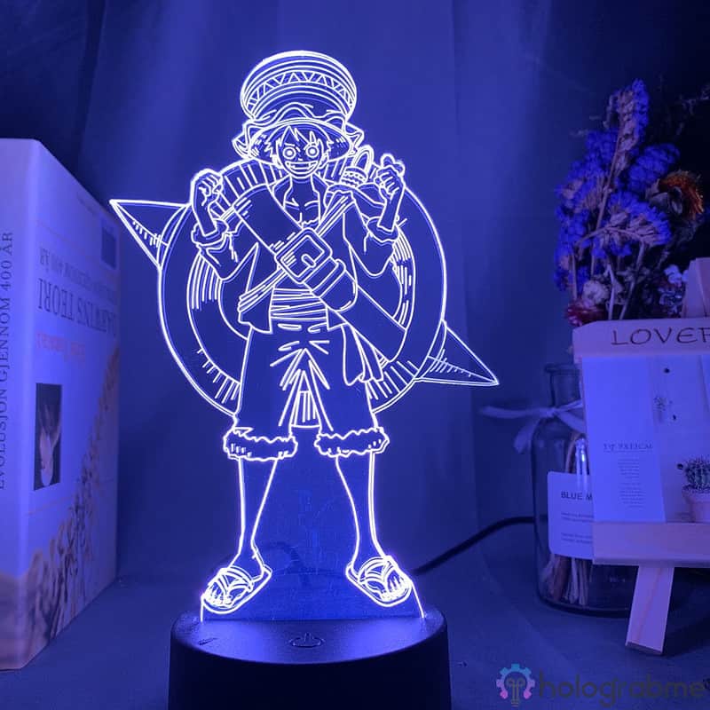 Lampe 3D Captain Monkey D. Luffy 4
