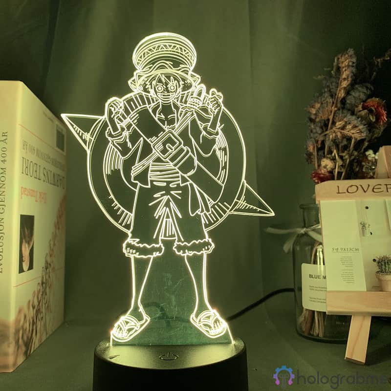 Lampe 3D Captain Monkey D. Luffy 5