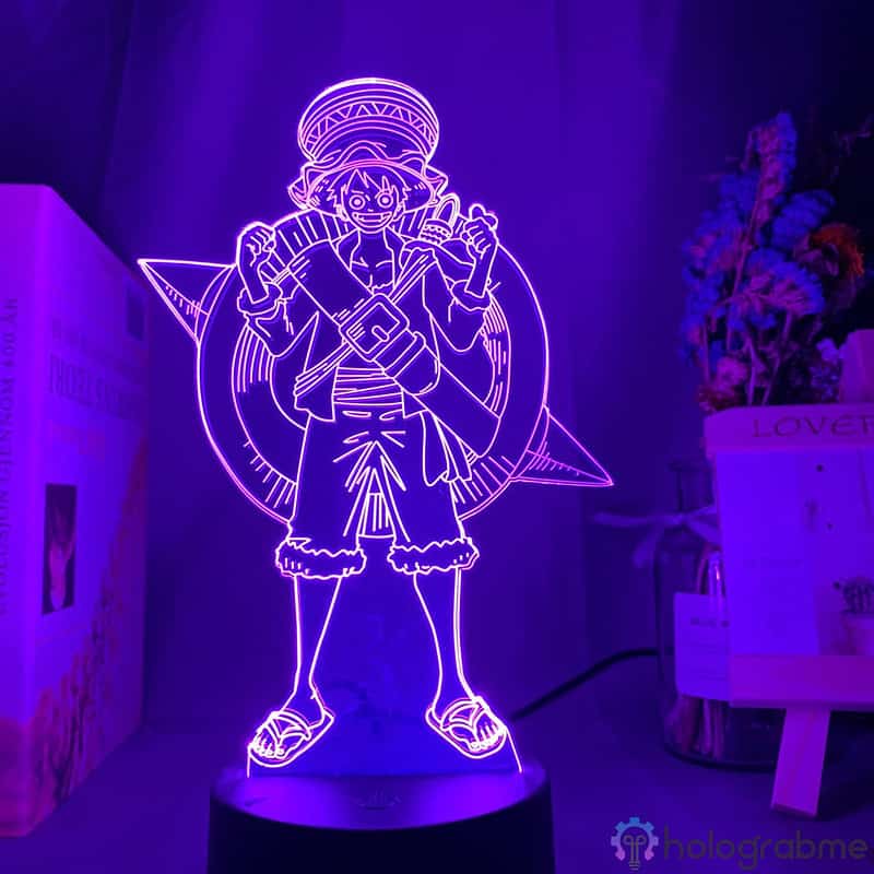 Lampe 3D Captain Monkey D. Luffy 7
