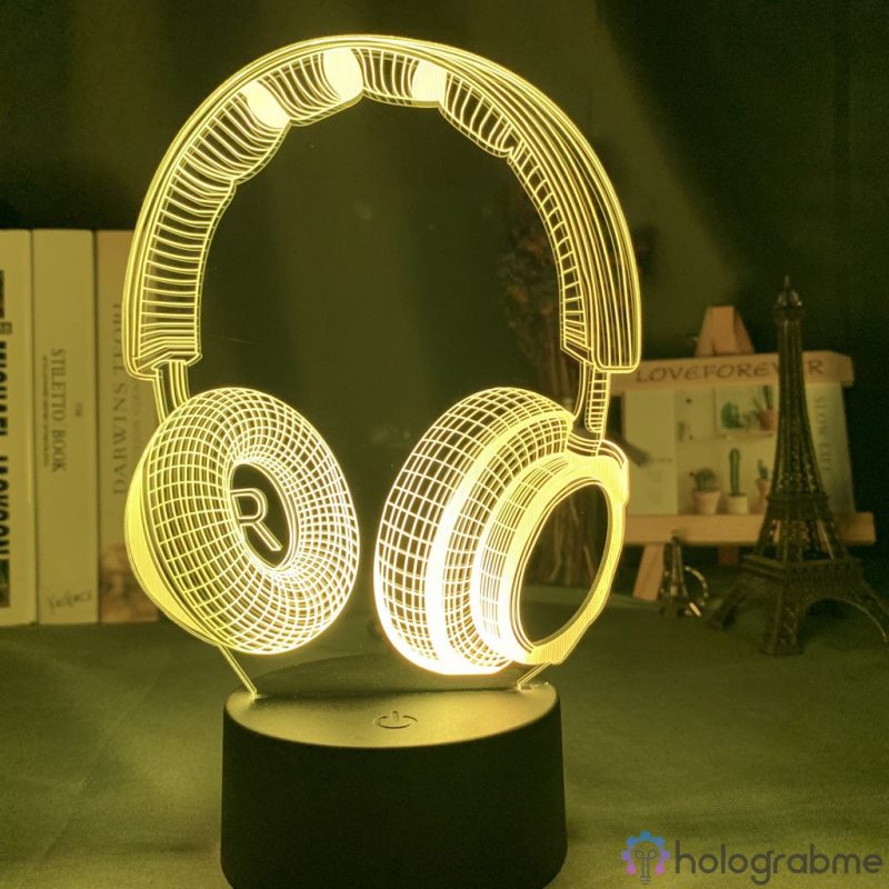 Lampe 3D Casque Audio 5