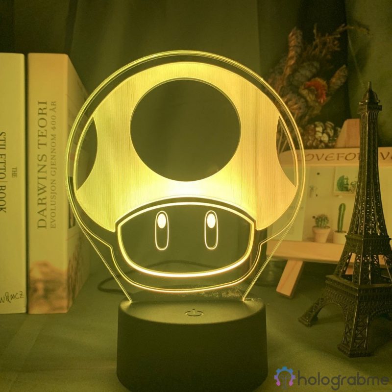 Lampe 3D Champignon Mario 7