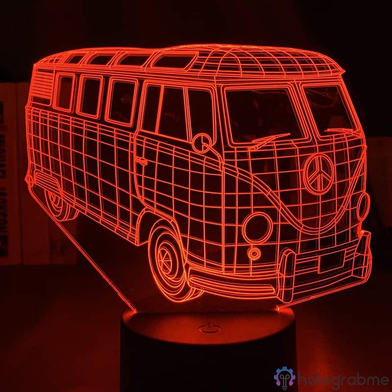 Lampe 3D Combi VW Peace and Love 1