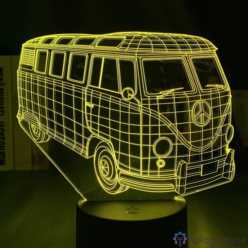 Lampe 3D Combi VW Peace and Love 5