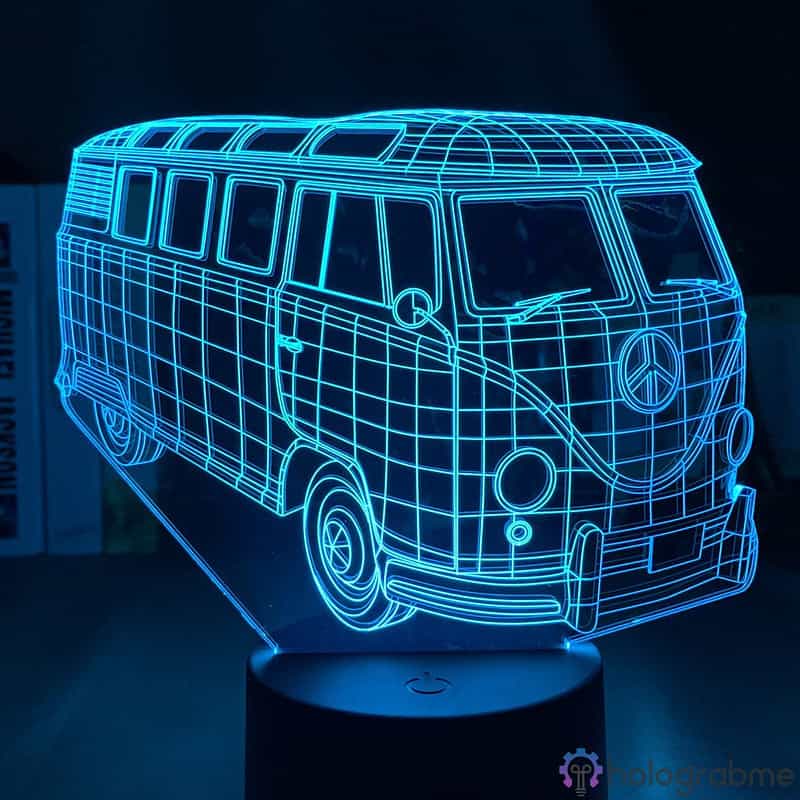 Lampe 3D Combi VW Peace and Love 6