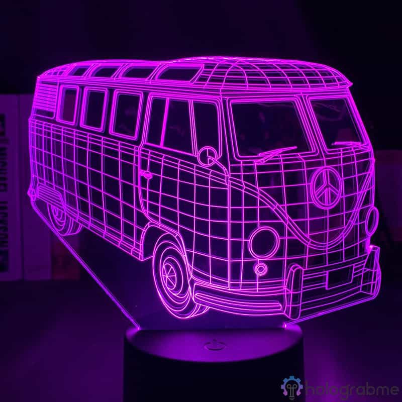 Lampe 3D Combi VW Peace and Love 7